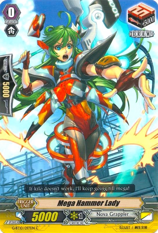 Mega Hammer Lady (G-BT10/097EN) [Raging Clash of the Blade Fangs]