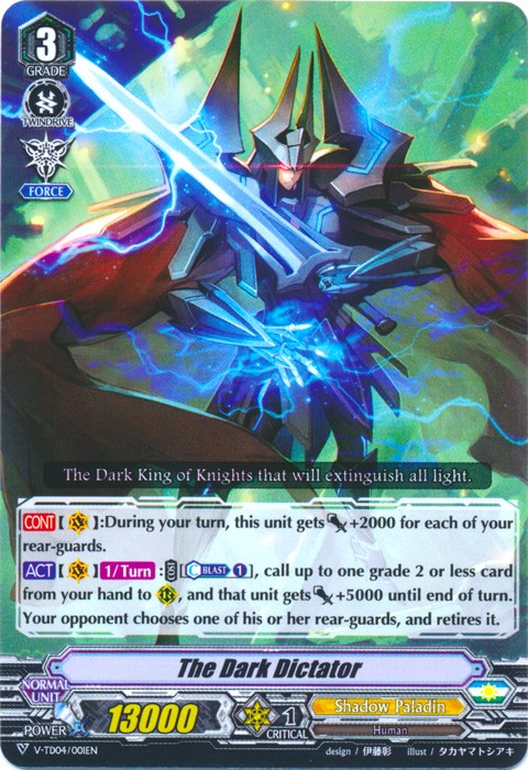 The Dark Dictator (V-TD04/001EN) [Ren Suzugamori]