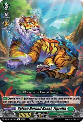 Sylvan Horned Beast, Tigralta (D-BT07/047EN) [Raging Flames Against Emerald Storm]