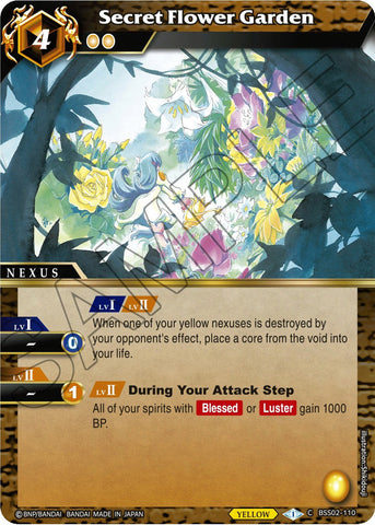 Secret Flower Garden (BSS02-110) [False Gods]