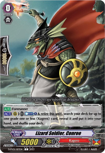 Lizard Soldier, Conroe (D-PV01/187EN) [D-PV01: History Collection]