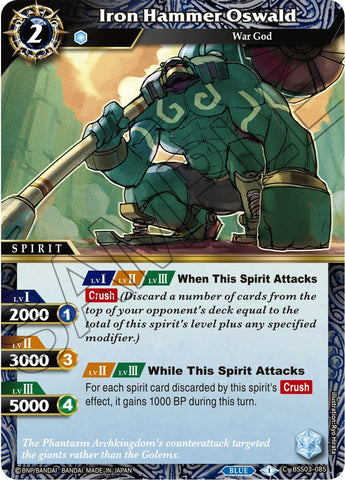 Iron Hammer Oswald (BSS03-085) [Aquatic Invaders]