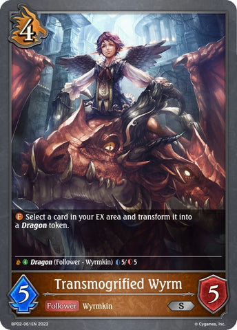 Transmogrified Wyrm (BP02-061EN) [Reign of Bahamut]