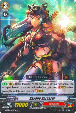 Savage Sorcerer (G-BT10/031EN) [Raging Clash of the Blade Fangs]