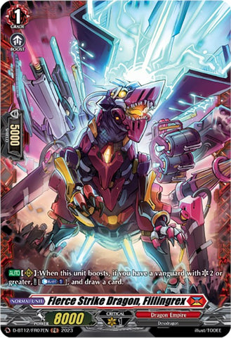 Fierce Strike Dragon, Fillingrex (D-BT12/FR07EN) [Evenfall Onslaught]