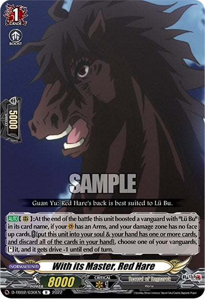 With its Master, Red Hare (D-TB02/030EN) [Record of Ragnarok]