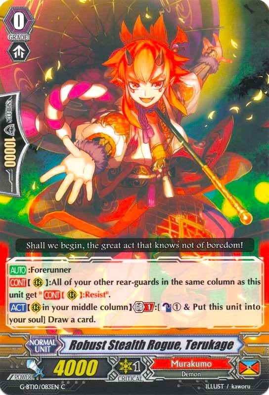 Robust Stealth Rogue, Terukage (G-BT10/083EN) [Raging Clash of the Blade Fangs]