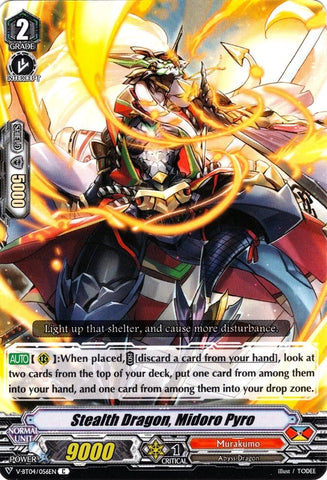 Stealth Dragon, Midoro Pyro (V-BT04/056EN) [Vilest! Deletor]