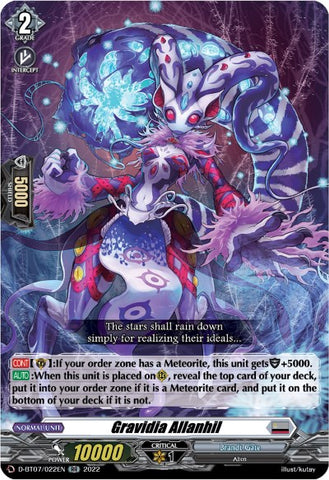 Gravidia Allanhil (D-BT07/022EN) [Raging Flames Against Emerald Storm]