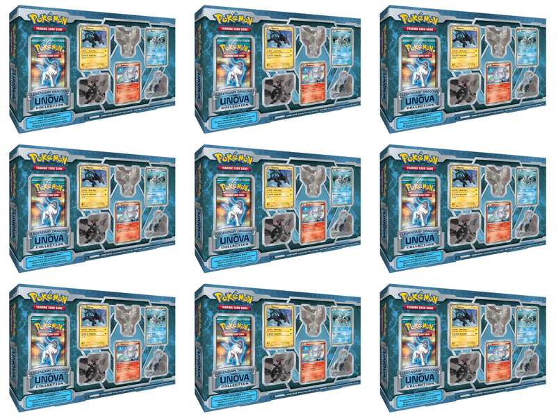 Legendary Dragons of Unova Collection Display