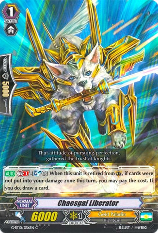 Chaesgal Liberator (G-BT10/056EN) [Raging Clash of the Blade Fangs]