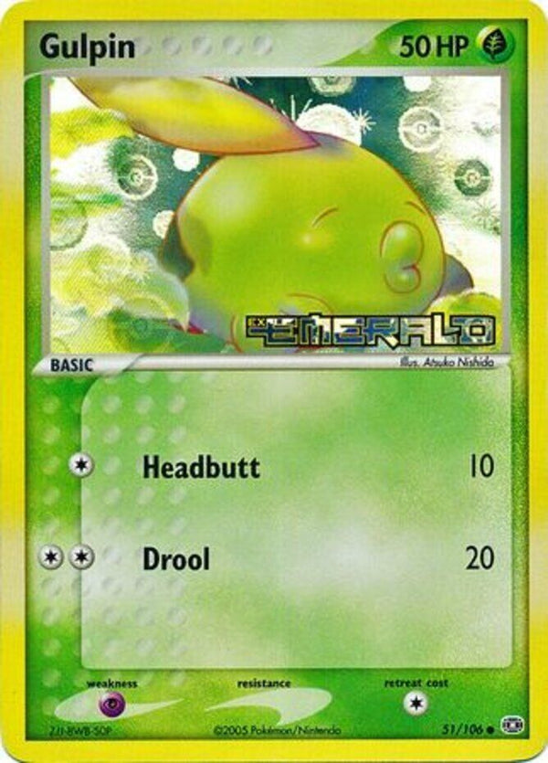 Gulpin (51/106) (Stamped) [EX: Emerald]