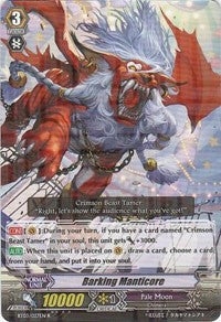 Barking Manticore (BT03/027EN) [Demonic Lord Invasion]