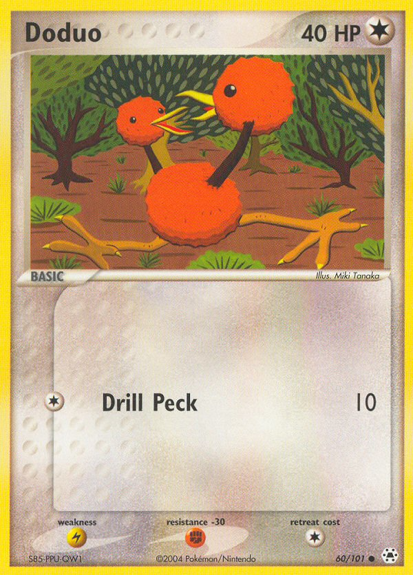 Doduo (60/101) [EX: Hidden Legends]