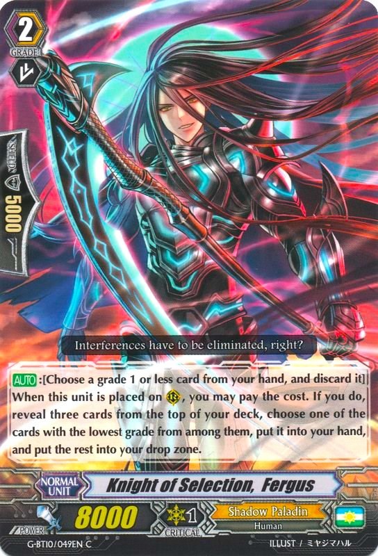 Knight of Selection, Fergus (G-BT10/049EN) [Raging Clash of the Blade Fangs]