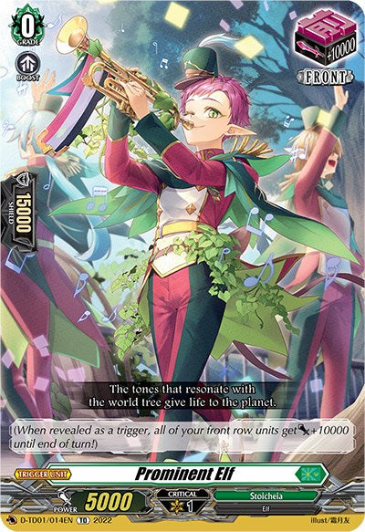 Prominent Elf (D-TD01/014EN) [D-TD01: Urara Haneyama -Bandmaster of Blossoming Bonds-]