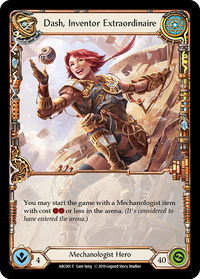 Dash, Inventor Extraordinaire // Death Dealer [ARC001 // ARC040] (Arcane Rising)  1st Edition Normal