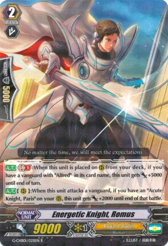 Energetic Knight, Romus (G-CHB01/025EN) [TRY3 NEXT]