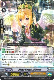 Black Report, Ridwan (G-BT07/052EN) [Glorious Bravery of Radiant Sword]