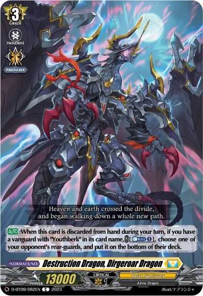 Destruction Dragon, Dirgeroar Dragon (D-BT09/082EN) [Dragontree Invasion]