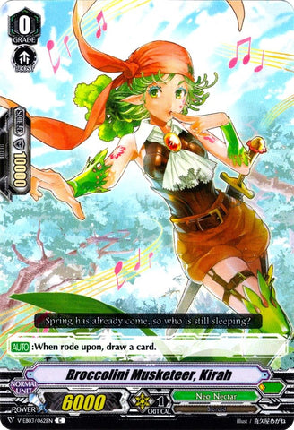 Broccolini Musketeer, Kirah (V-EB03/062EN) [ULTRARARE MIRACLE COLLECTION]