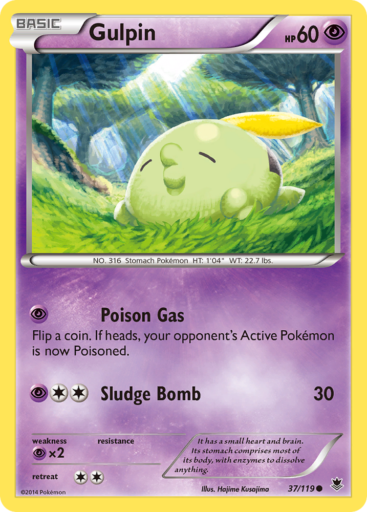 Gulpin (37/119) [XY: Phantom Forces]