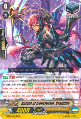 Knight of Ironcluster, Craiftine (G-BT09/064EN) [Divine Dragon Caper]