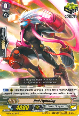 Red Lightning (G-BT10/099EN) [Raging Clash of the Blade Fangs]