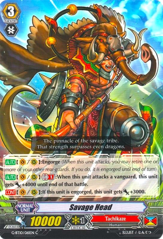 Savage Head (G-BT10/061EN) [Raging Clash of the Blade Fangs]