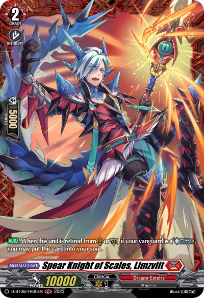 Spear Knight of Scales, Limzviit (D-BT08/FR06EN) [Minerva Rising]