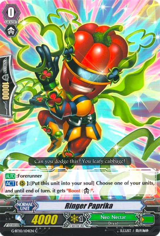 Ringer Paprika (G-BT10/104EN) [Raging Clash of the Blade Fangs]