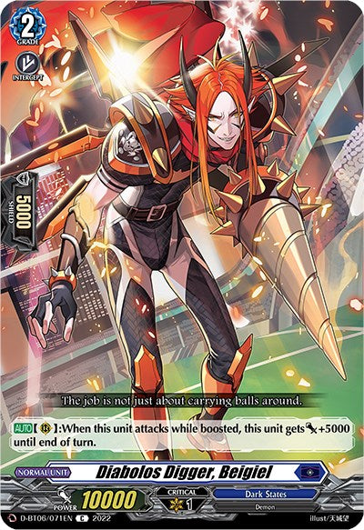 Diabolos Digger, Beigiel (D-BT06/071EN) [Blazing Dragon Reborn]