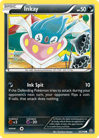 Inkay (45/98) [XY: Ancient Origins]