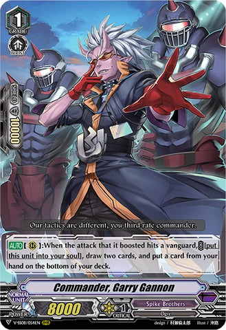 Commander, Garry Gannon (V-SS08/054EN) [Clan Selection Plus Vol.2]