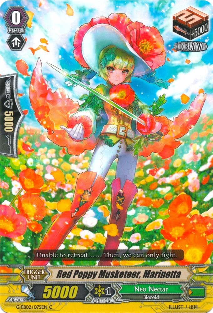 Red Poppy Musketeer, Marinetta (G-EB02/075EN) [The AWAKENING ZOO]