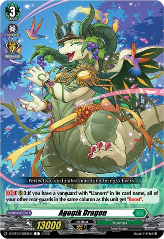 Agogik Dragon (D-BT07/083EN) [Raging Flames Against Emerald Storm]