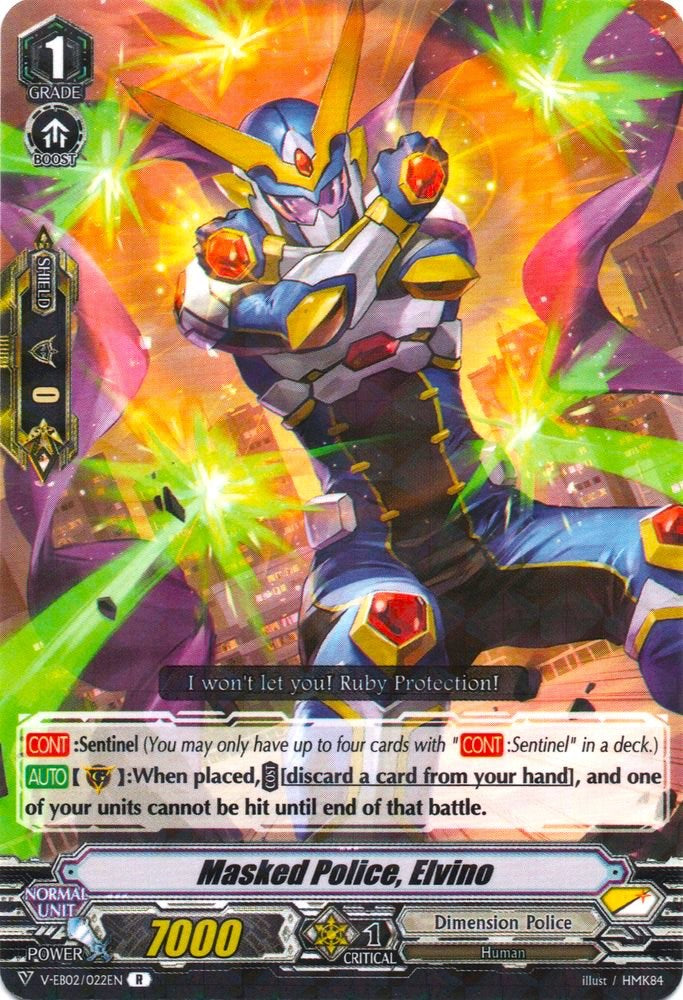 Masked Police, Elvino (V-EB02/022EN) [Champions of the Asia Circuit]