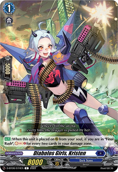 Diabolos Girls, Kristen (D-BT06/074EN) [Blazing Dragon Reborn]