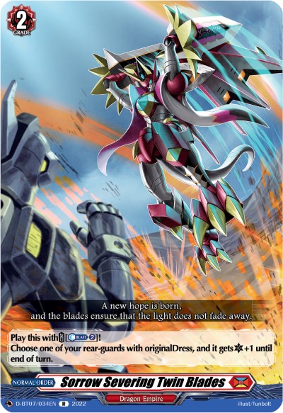 Sorrow Severing Twin Blades (D-BT07/034EN) [Raging Flames Against Emerald Storm]