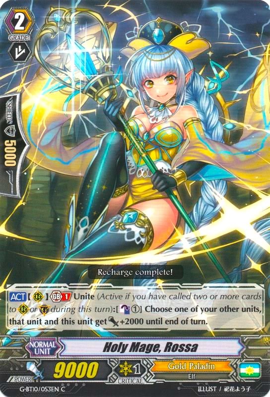 Holy Mage, Rossa (G-BT10/053EN) [Raging Clash of the Blade Fangs]