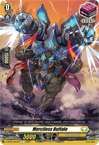 Merciless Buffalo (D-BT06/095EN) [Blazing Dragon Reborn]