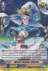 Witch's Familiar, Shiroma (G-BT04/081EN) [Soul Strike Against the Supreme]