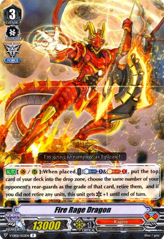 Fire Rage Dragon (V-EB06/022EN) [Light of Salvation, Logic of Destruction]