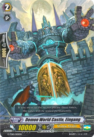 Demon World Castle, Eingang (G-TD10/005EN) [Ritual of Dragon Sorcery]