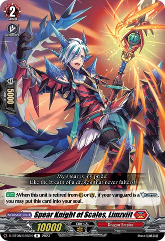 Spear Knight of Scales, Limzviit (D-BT08/036EN) [Minerva Rising]