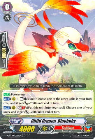 Child Dragon, Dinobaby (G-BT10/070EN) [Raging Clash of the Blade Fangs]