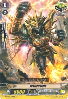 Justice Gold (G-BT07/082EN) [Glorious Bravery of Radiant Sword]