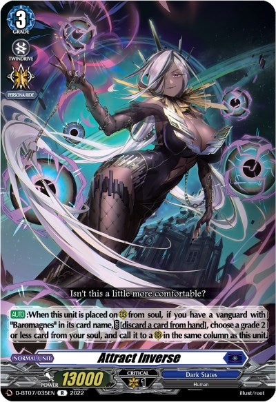 Attract Inverse (D-BT07/035EN) [Raging Flames Against Emerald Storm]