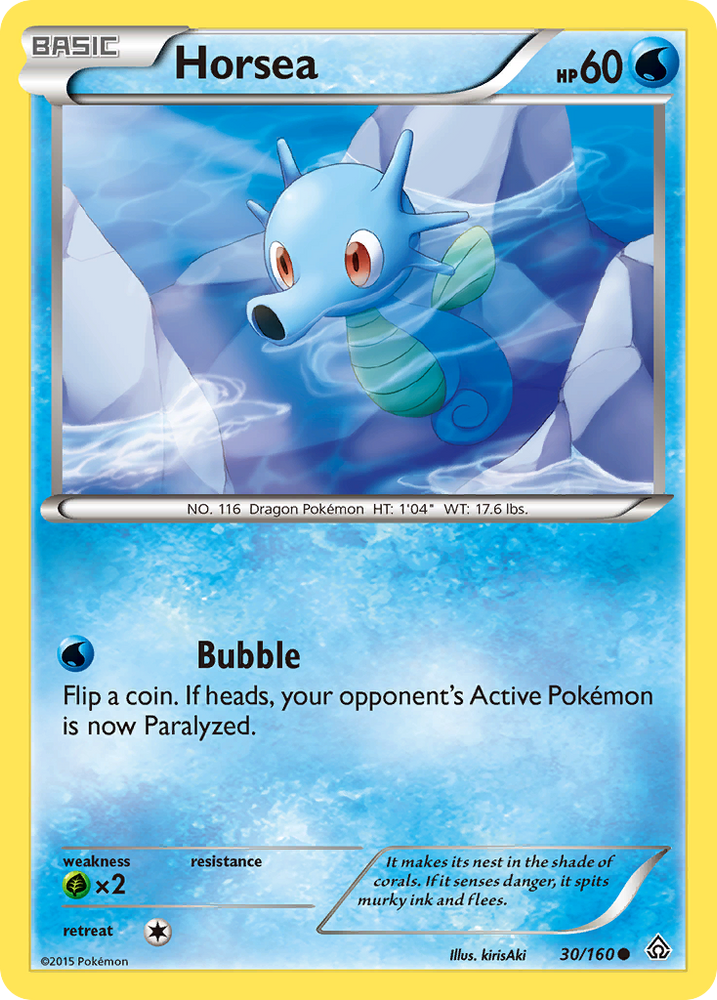 Horsea (30/160) [XY: Primal Clash]