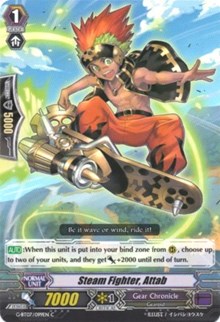 Steam Fighter, Attab (G-BT07/099EN) [Glorious Bravery of Radiant Sword]